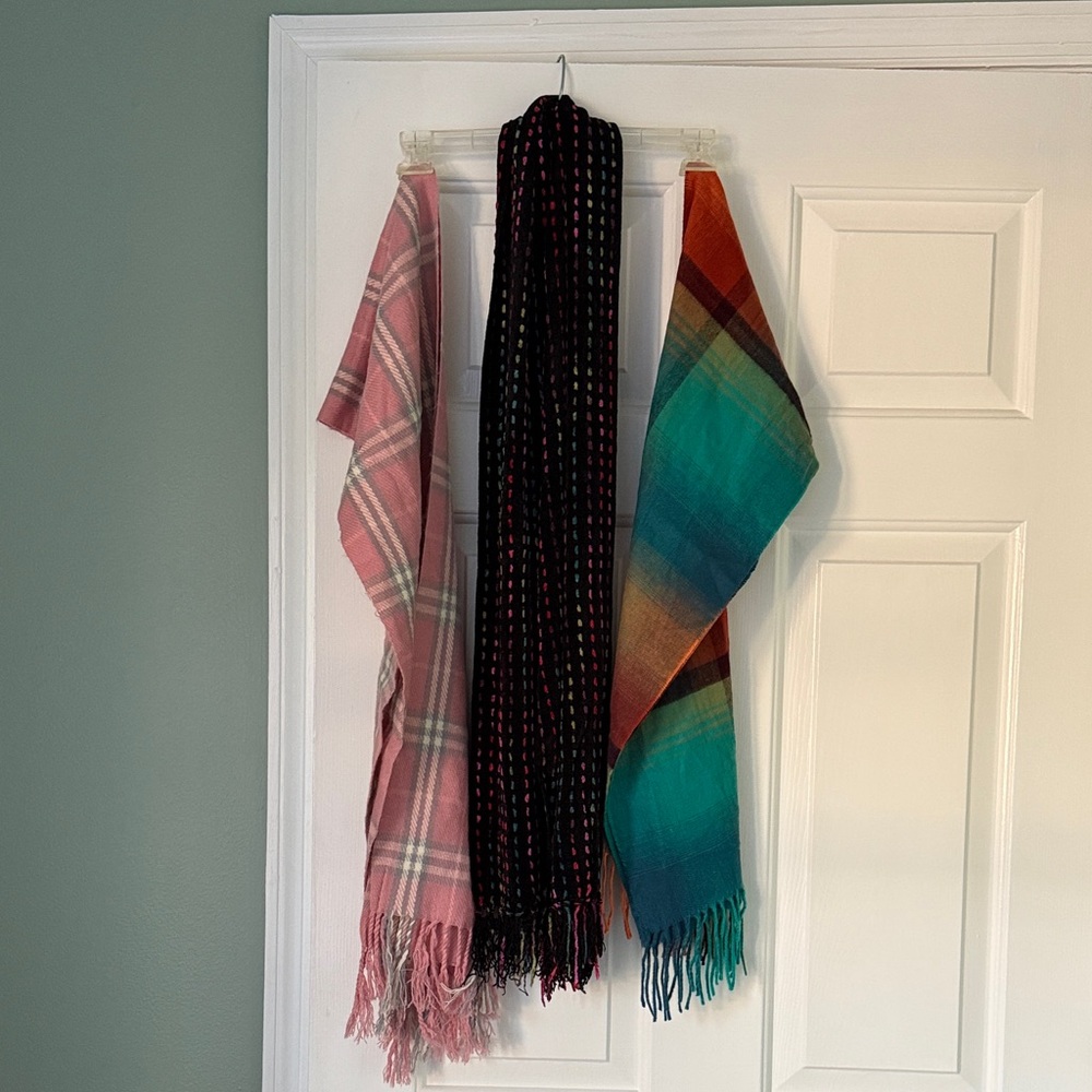 Colorful Scarf Trio